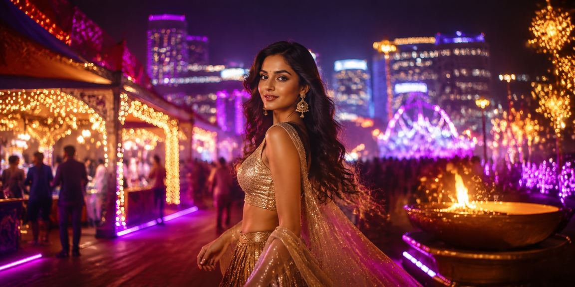Casino entertainment in India with traditional attire